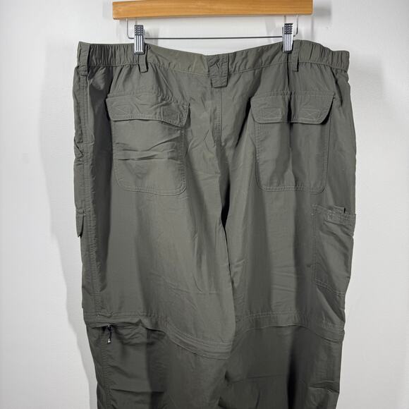 White Sierra Convertible Pants Women XXL Plus Size Green Outdoor Hiking Camping - Picture 6 of 11